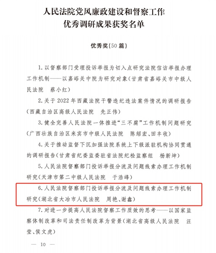 人民法院党风廉政建设和督察工作调研成果优秀奖.jpg